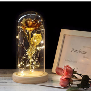 LED Gold Rose