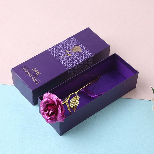 Best_Valentine_Gift_Of_2019‎_rose_bear_love_cadeau_24k_gold_flower