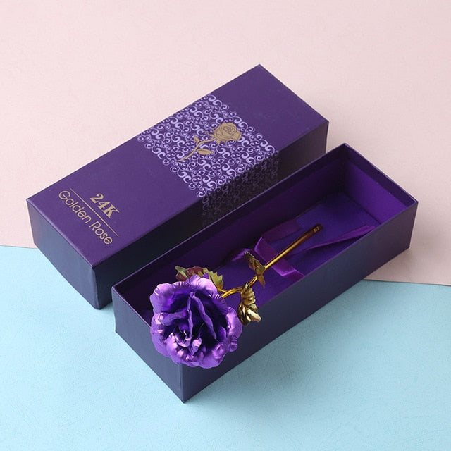 Best_Valentine_Gift_Of_2019‎_rose_bear_love_cadeau_24k_gold_flower